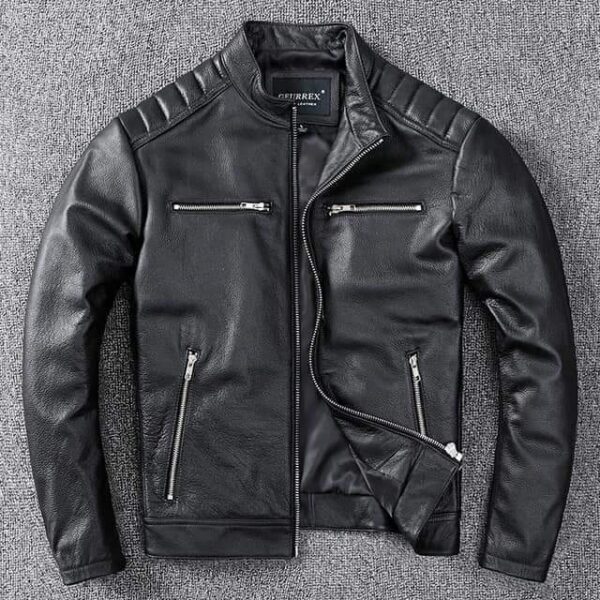 Men's Motorcycle Leather Jacket