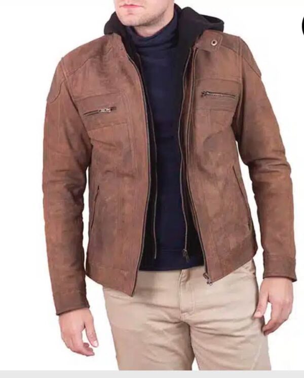 Men's Brown Leather Jacket