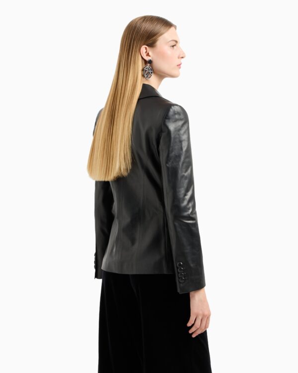 NAPPA LAMBSKIN DOUBLE-BREASTED JACKET - Image 4