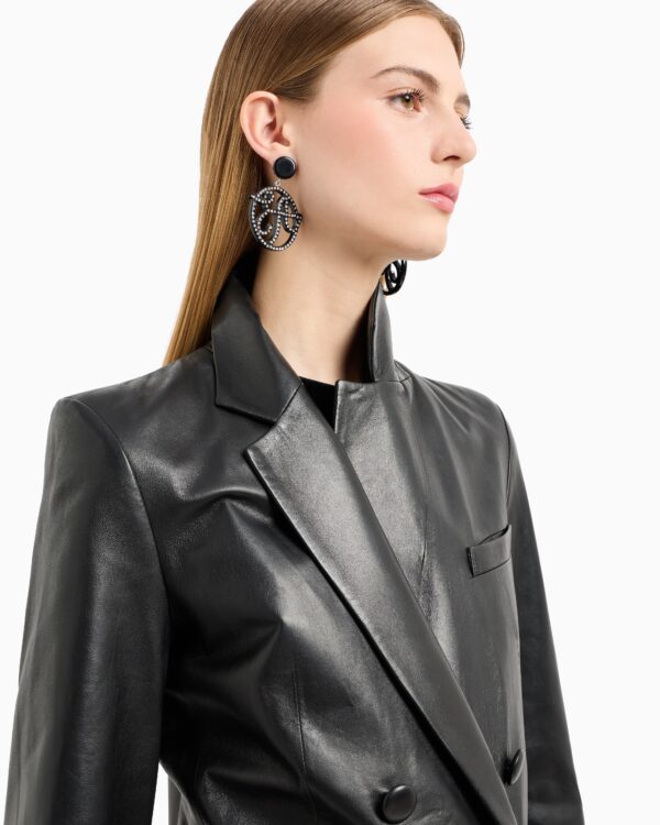 NAPPA LAMBSKIN DOUBLE-BREASTED JACKET - Image 3