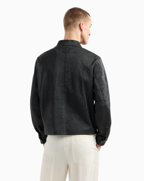 Men's perforated nappa lambskin - Image 3