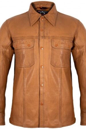 Men's leather shirt Style